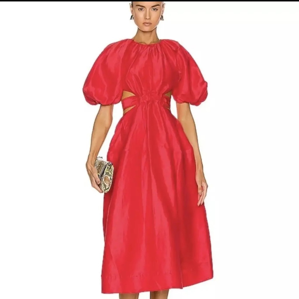AJE linen/silk Midi Dress SZ 6 US
